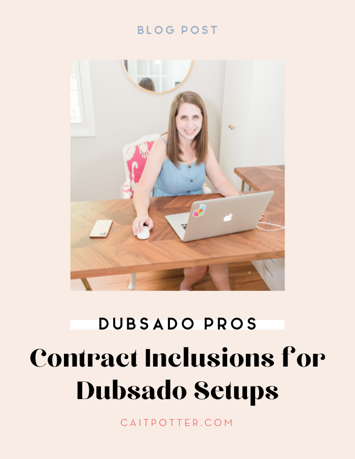 Contract for Dubsado Setup Pros