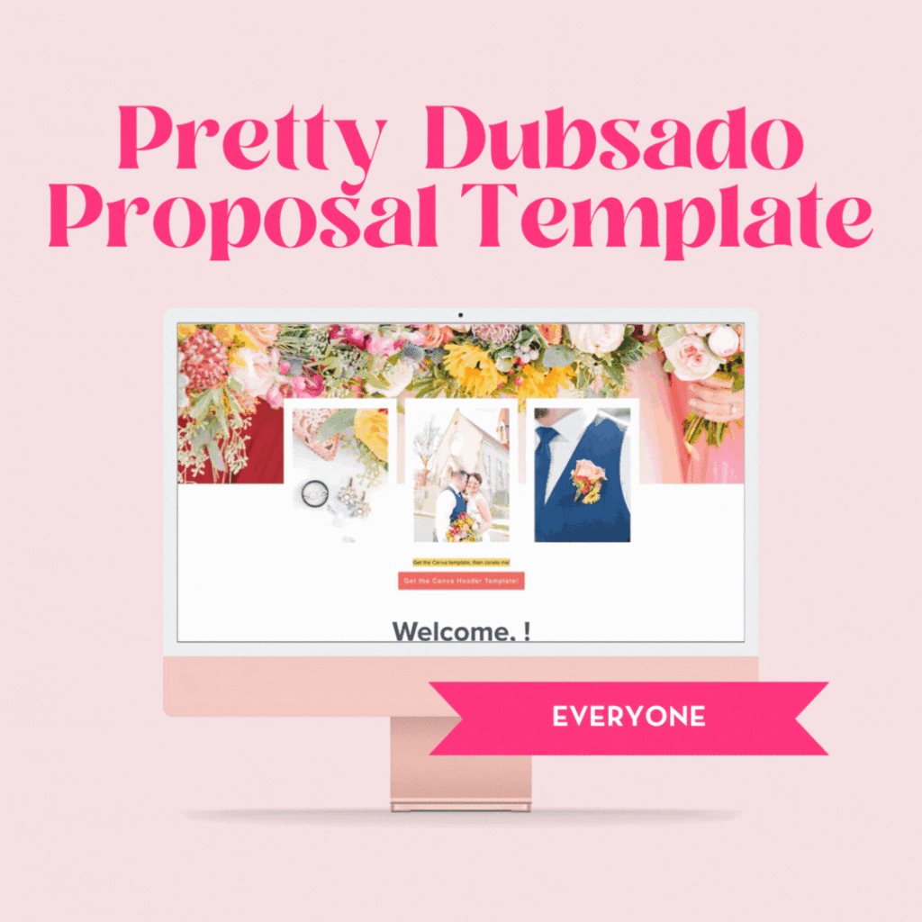 Pretty Dubsado Proposal Template
