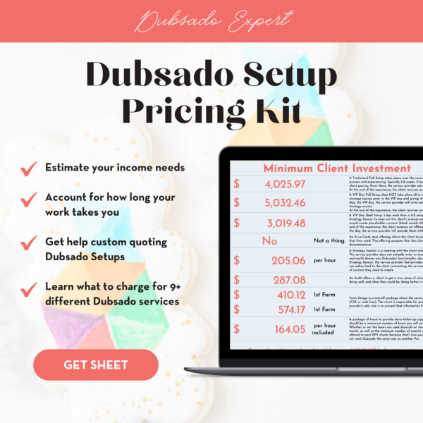 Dubsado Services Pricing Kit