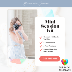 Photography Mini Session Kit
