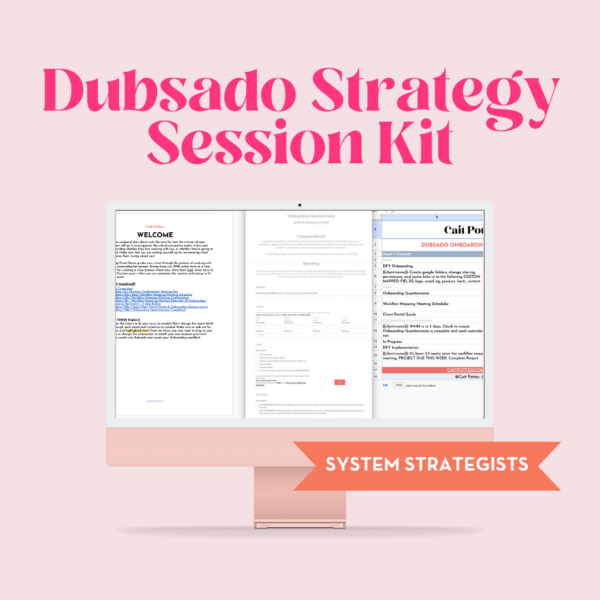 Dubsado Strategy Session Kit
