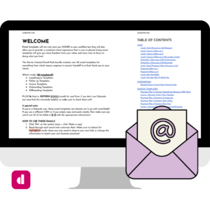 Dubsado Canned Email Starter Pack