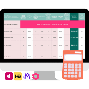 Dubsado Services Pricing Kit