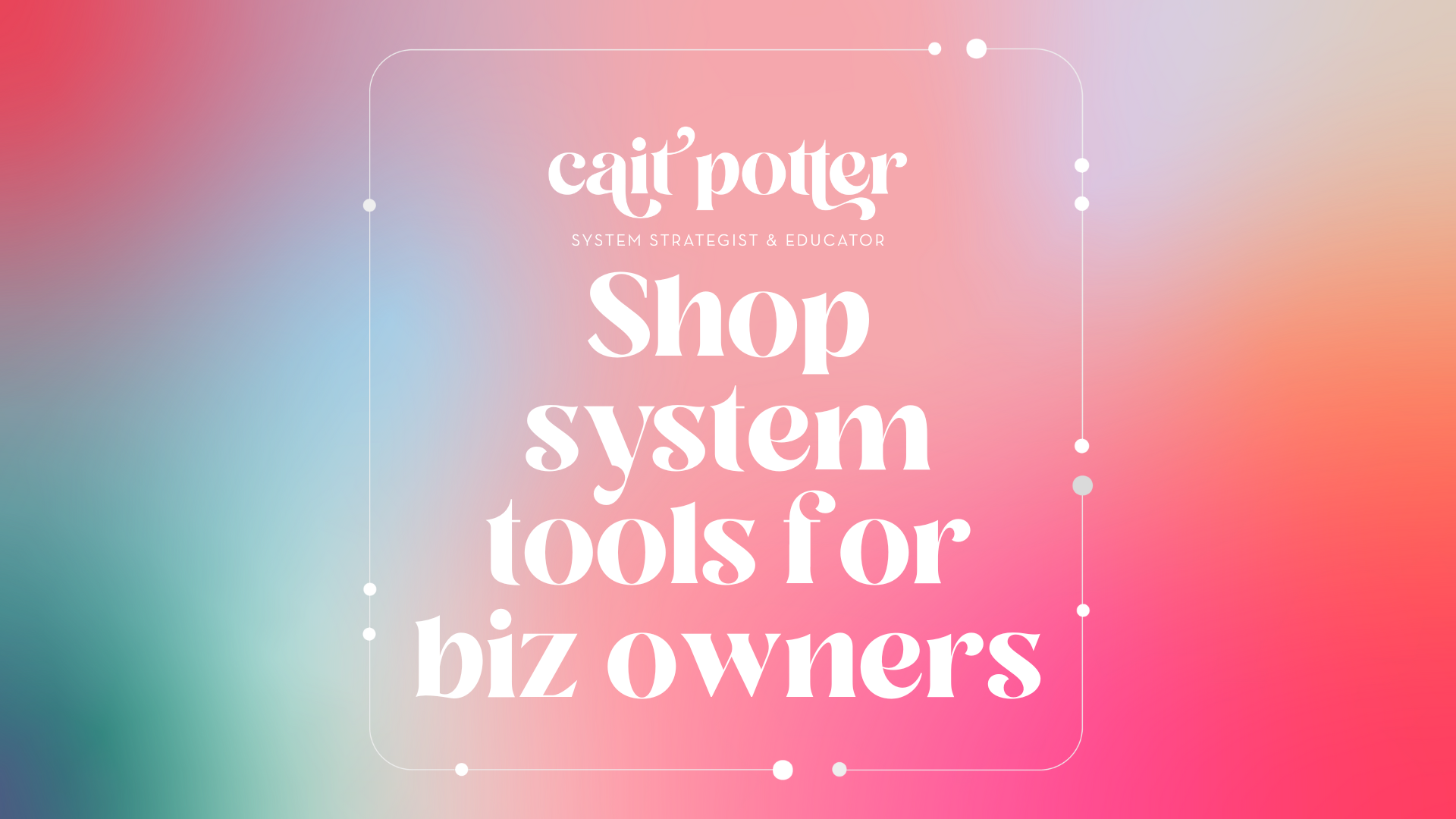 Shop System Tools for Biz Owners