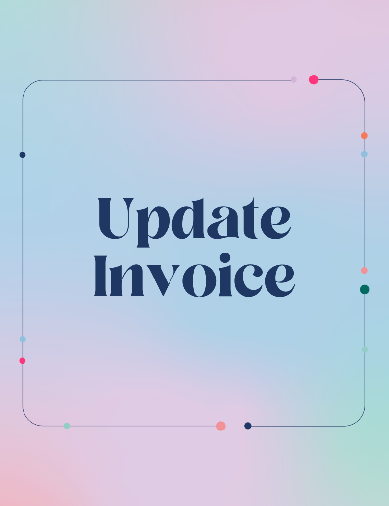 How to Update Invoice