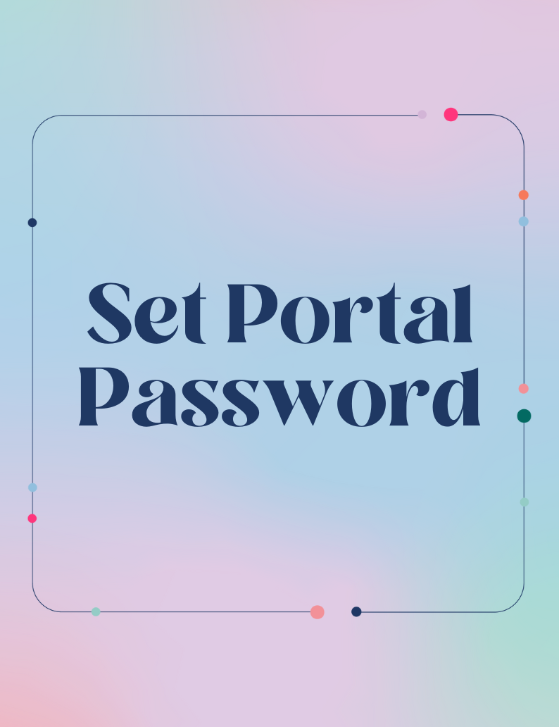 How to Set the client Portal Password