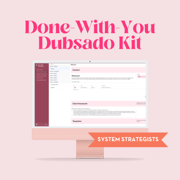Done-With-You Dubsado Kit