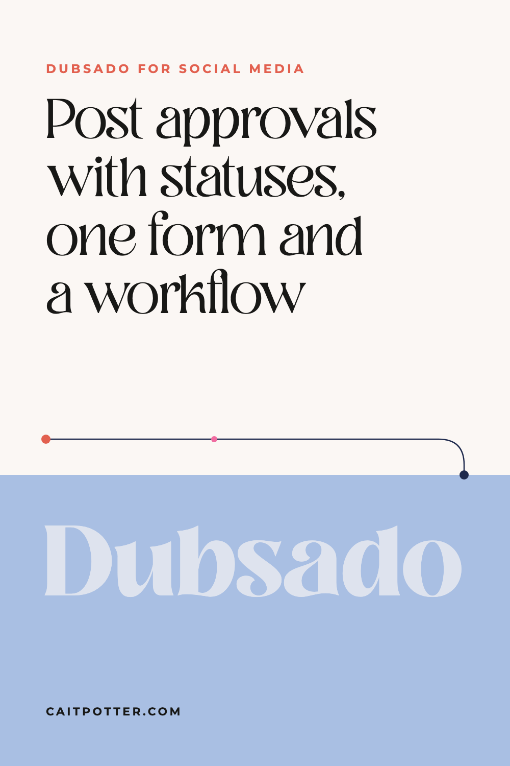 Streamline Social Media Approvals with Dubsado | Cait Potter blog