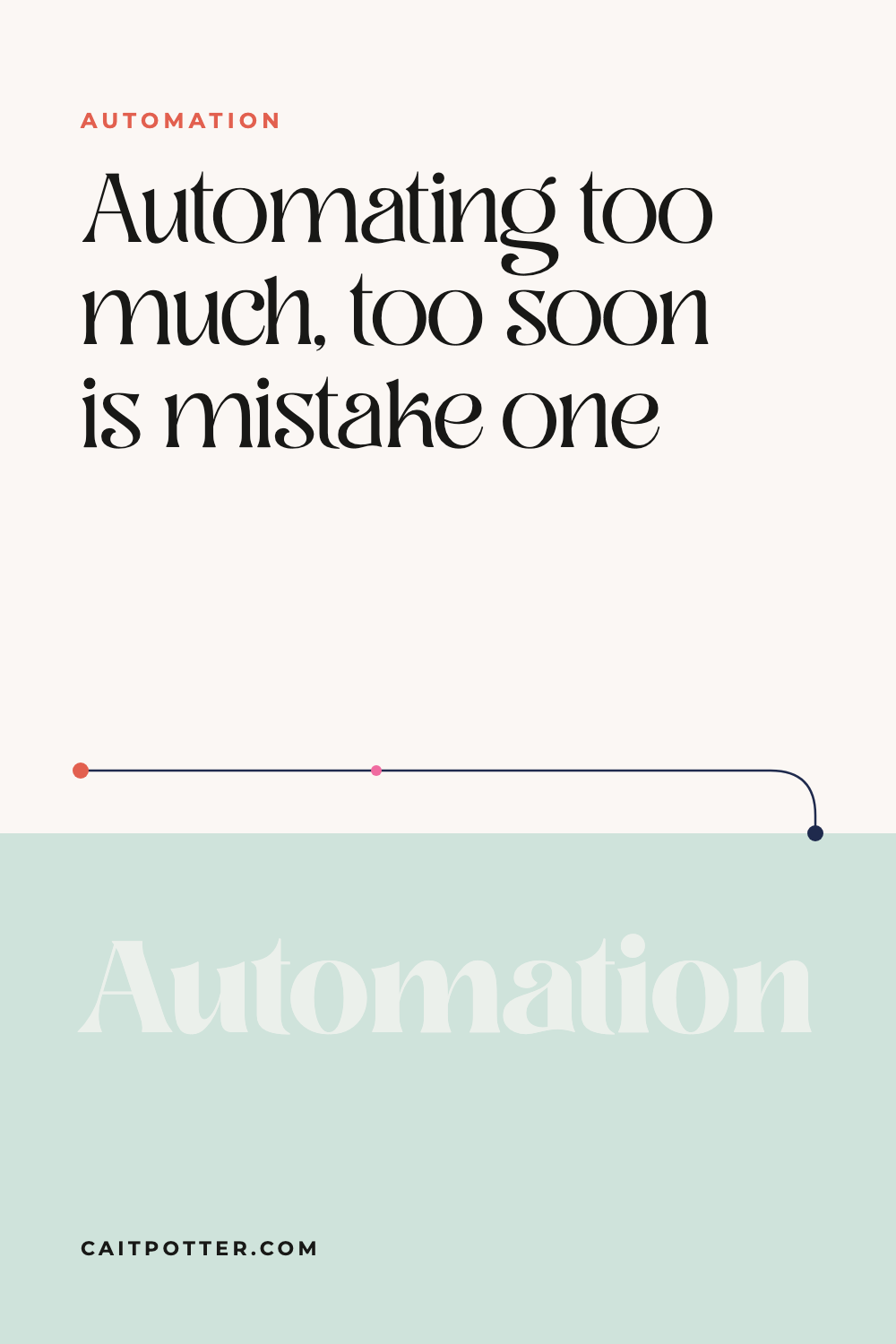 Top 10 Automation Mistakes Small Businesses Make, and How to Avoid Them! | Cait Potter blog