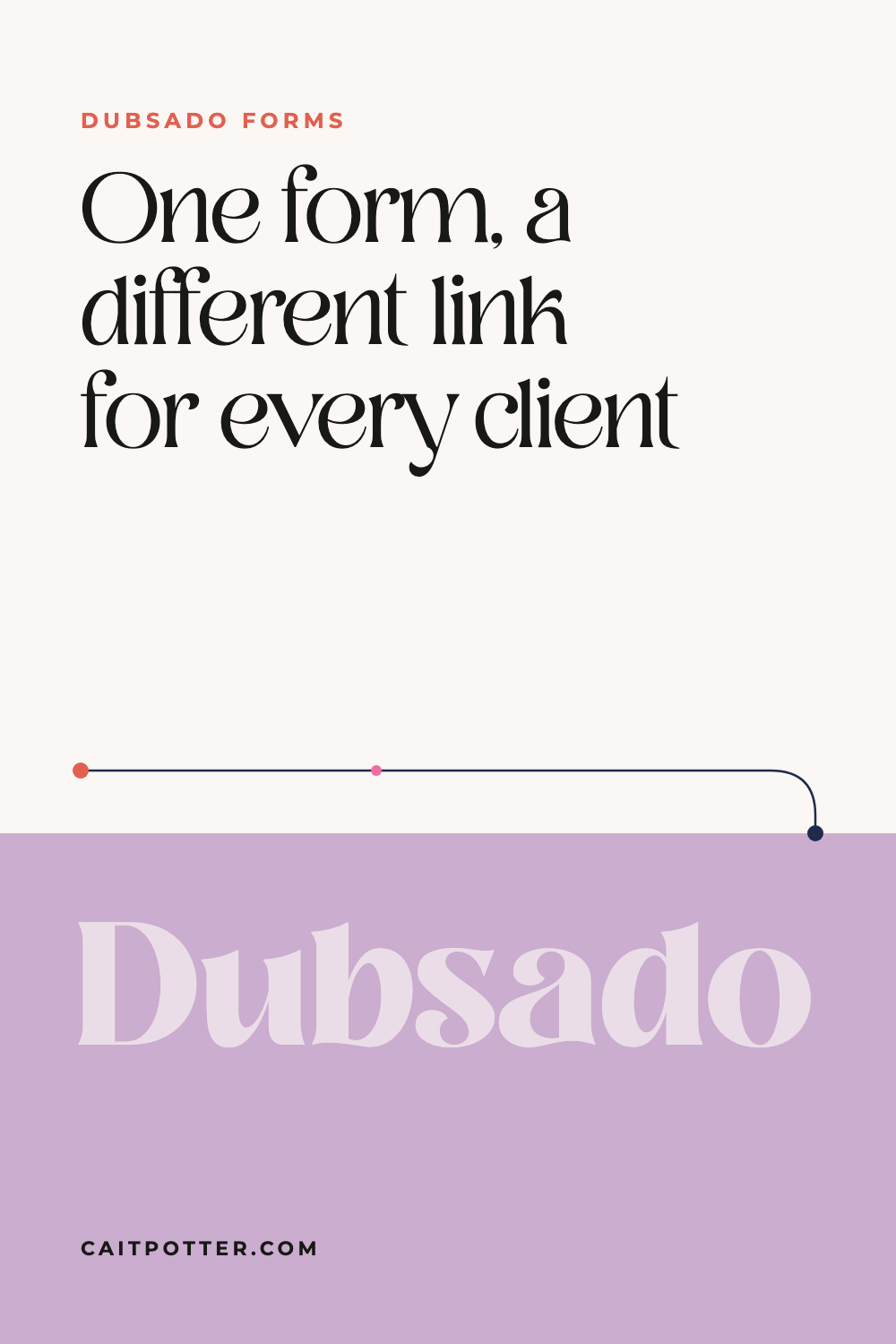 Using Dubsado Custom Mapped Fields as Links in Forms | Cait Potter blog