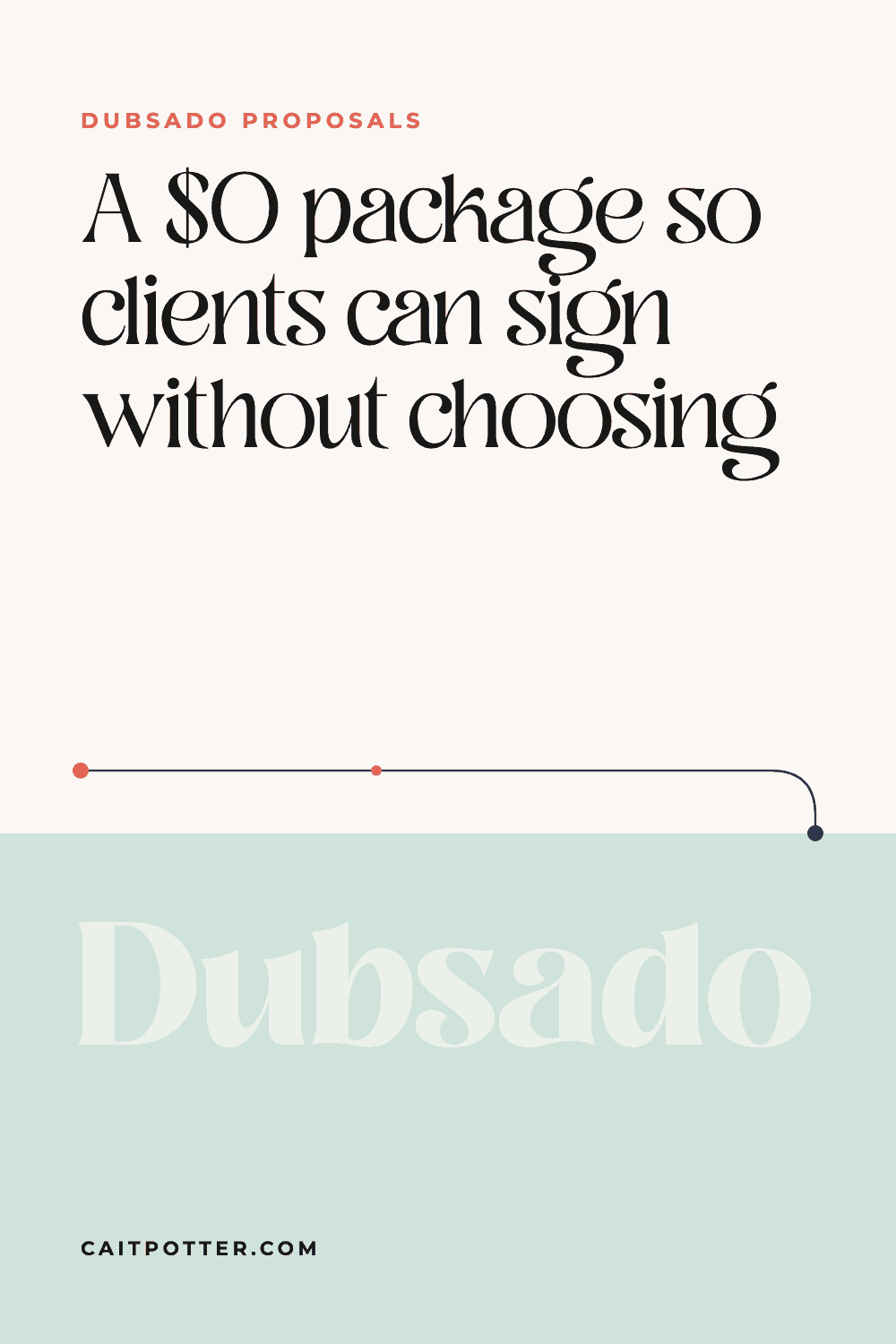 Using Dubsado Proposals with Custom Quotes | Cait Potter blog